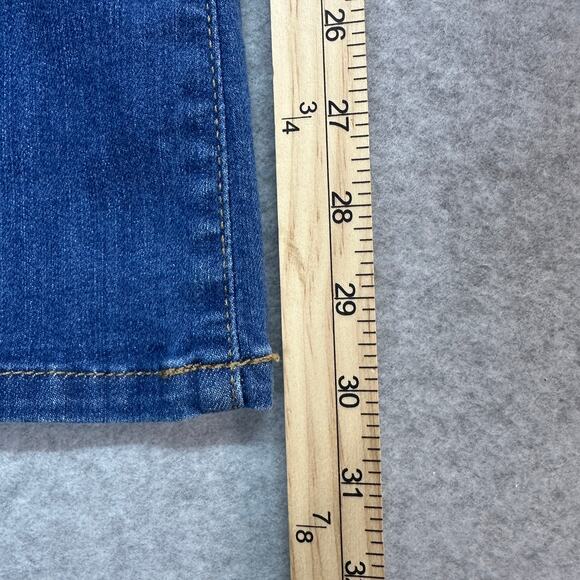 Isabel by Ingrid+Isabel Flare Maternity Jeans WMN 16 Blue Ankle Bootcut Med Wash - Picture 8 of 9